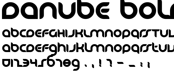 Danube Bold font
